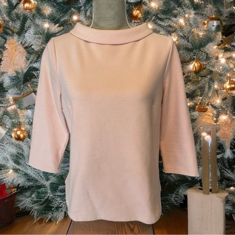 Talbots Pink Rose Top Size Mp - Picture 9 of 9